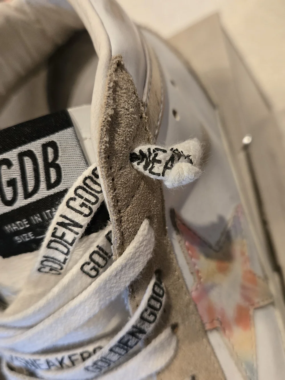 Golden Goose Mid Star Classic Beige Suede High-Top Sneakers
